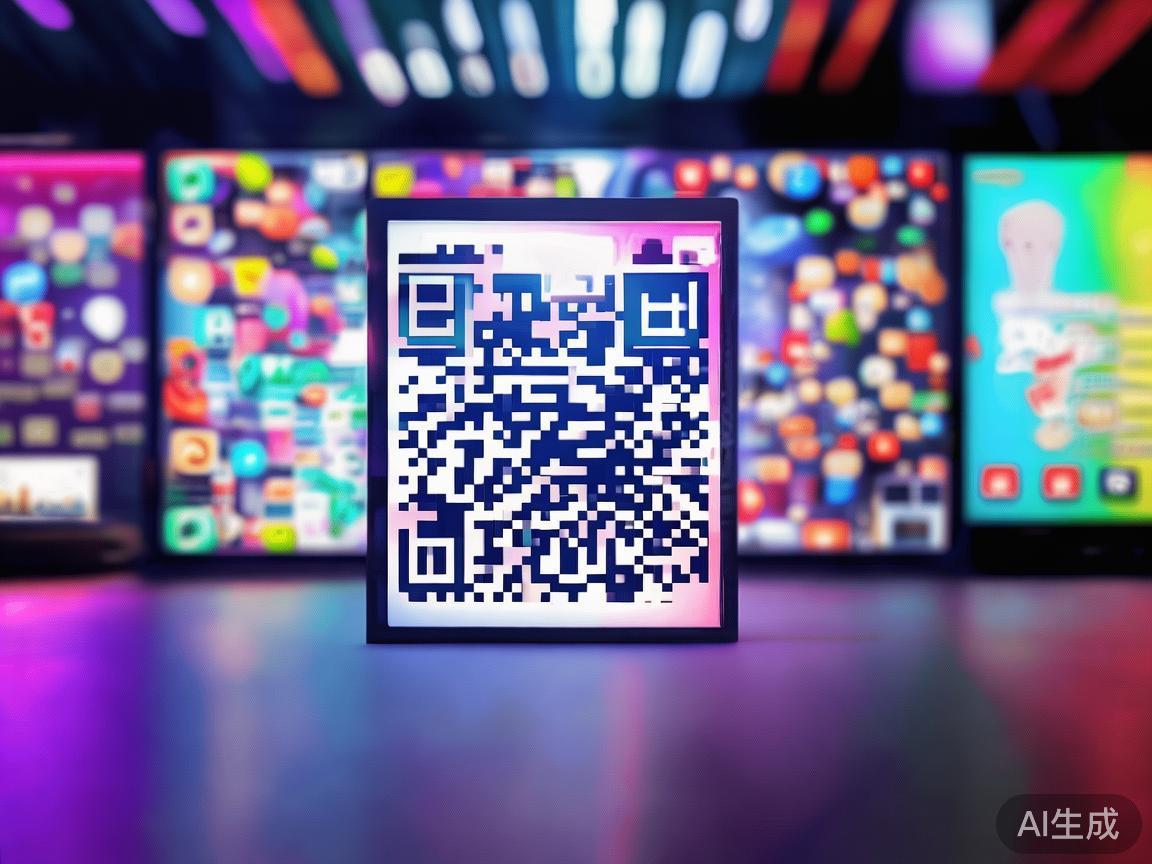 扫码下载或官方二维码
一些官方会提供二维码，用户